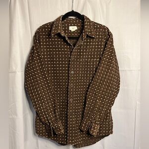 Vintage J. Crew button down, thick fabric, mint condition, no damage